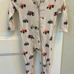 Kyte Baby Zippered Footies in Tractor 3-6M